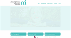 Desktop Screenshot of mariagaarde.be